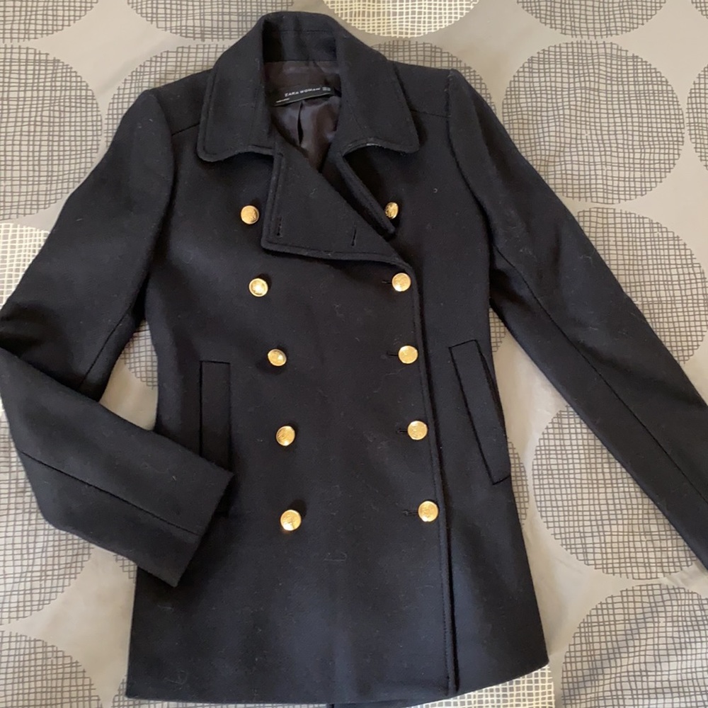Zara Pea Coat, XS
